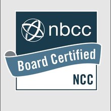 National Certified Counselor (NCC) badge, issued by NBCC